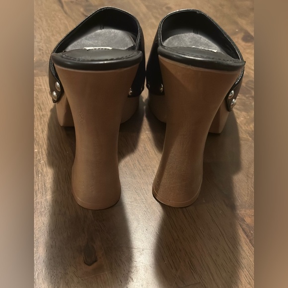 Steve Madden Leather platform Heel EUC size 8.5 - Picture 5 of 8